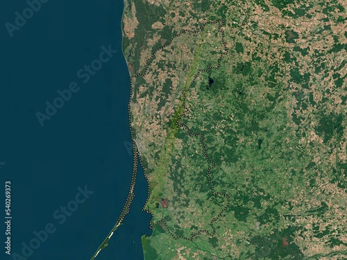 Klaipedos, Lithuania. Low-res satellite. No legend photo