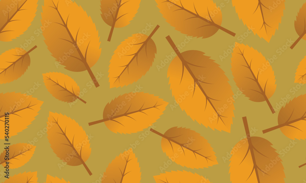 autumn leaves background. seamless pattern