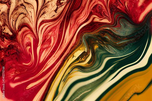 colorful marble liquid ink background
