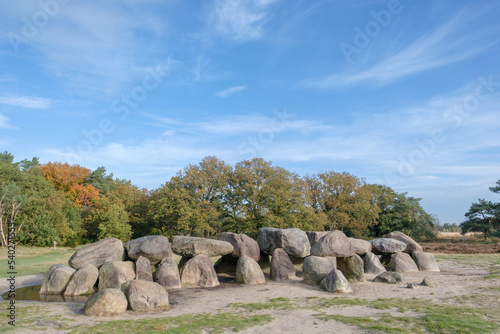 Hunnebed D53 bij Havelte, Drenthe province, The Netherlands photo