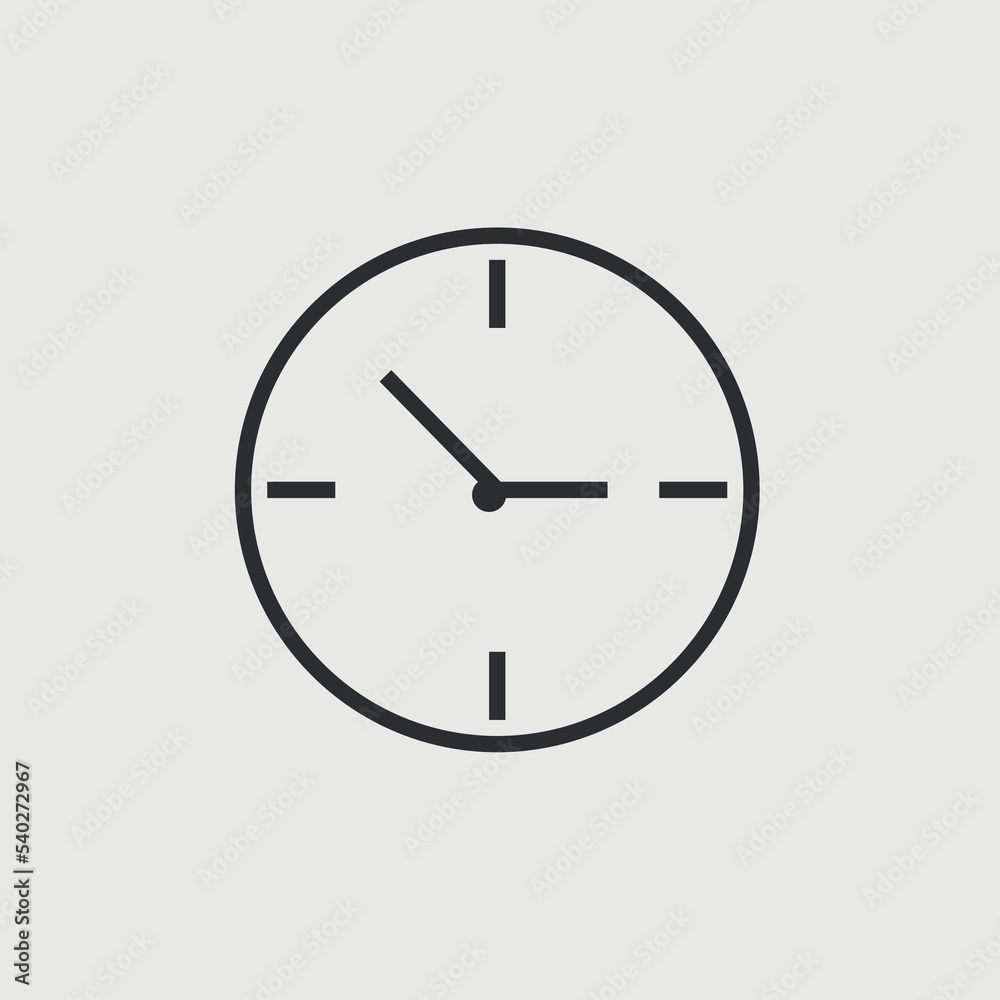 Watch vector icon illustration sign Watch vector icon illustration sign