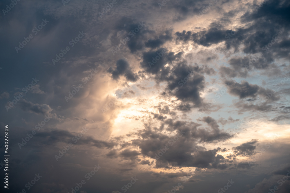 clouds at sunset