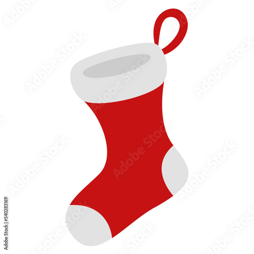 red christmas sock