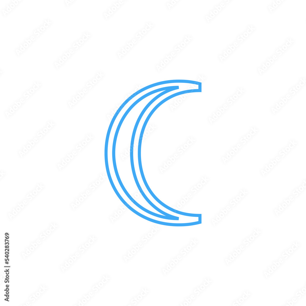 Naklejka premium Planetary line Symbols icon template