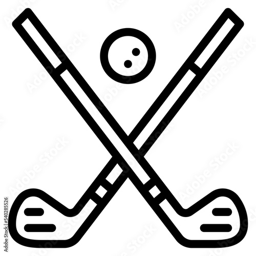 golf sticks golf sport