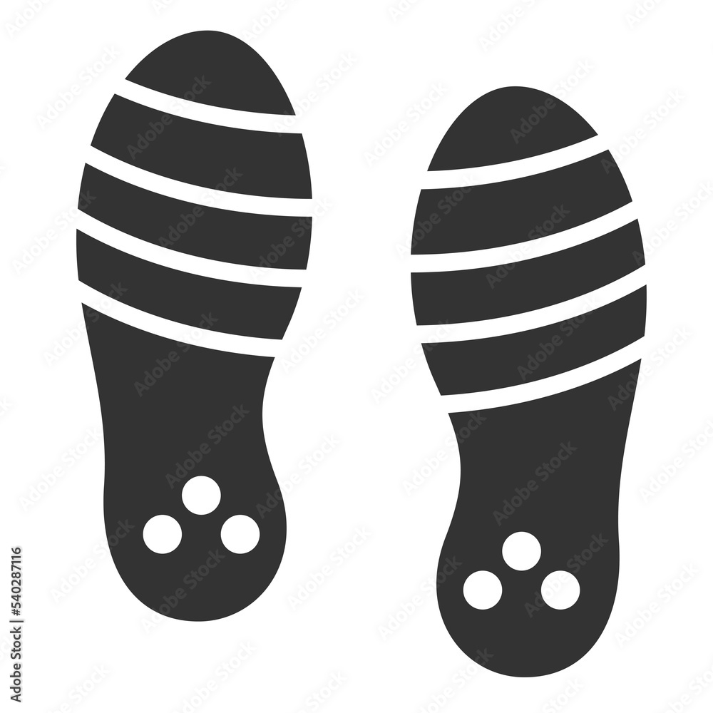 Highly detailed footprint Highly detailed footprint