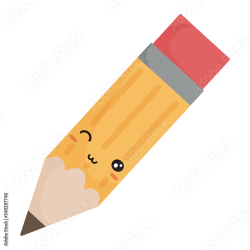 laughing pencil sign vector design