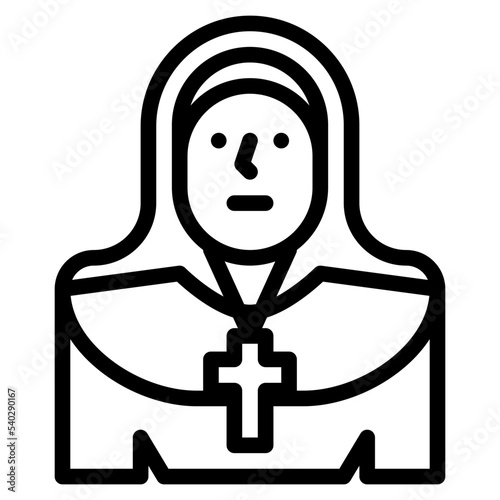 nun costume party dress
