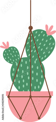 Hanging Plant Vector Decorative