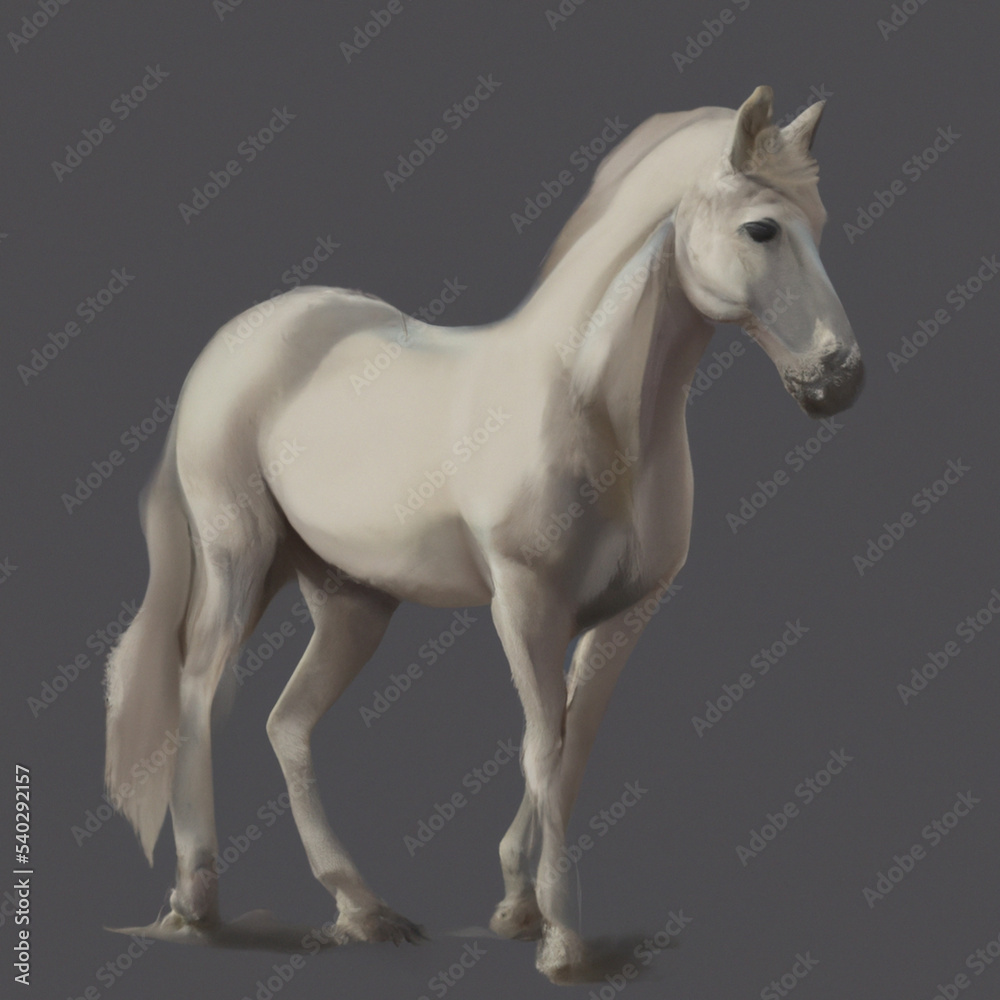 Horses Digital Painting and Illustration