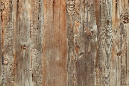 Background, texture of old poorly processed wooden planks