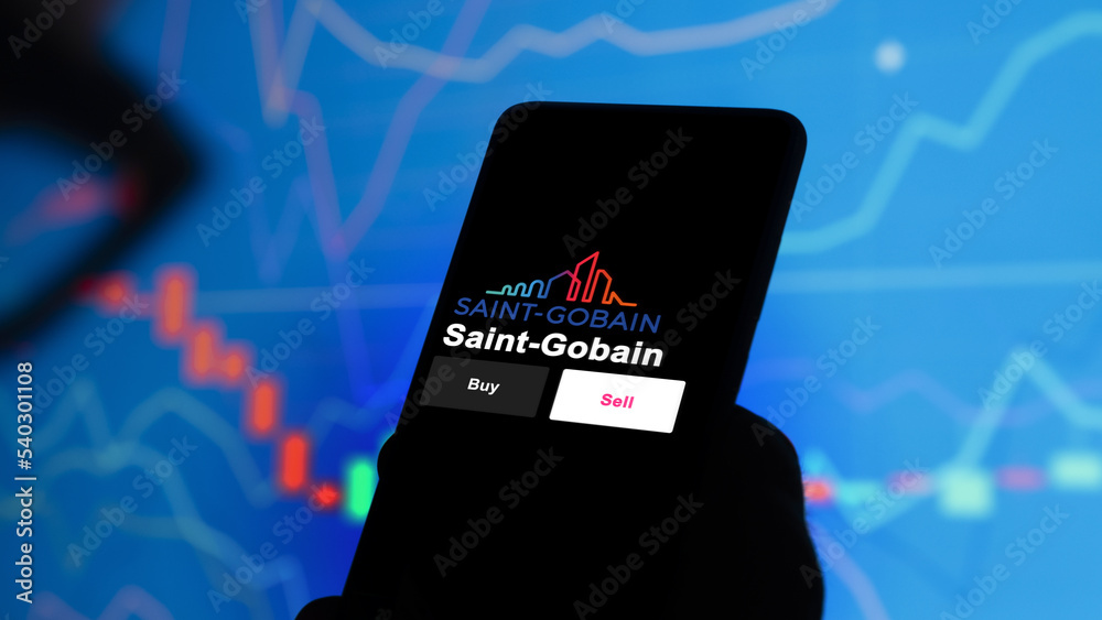 October 13th 2022, Paris France. An investor's analyzing the Saint