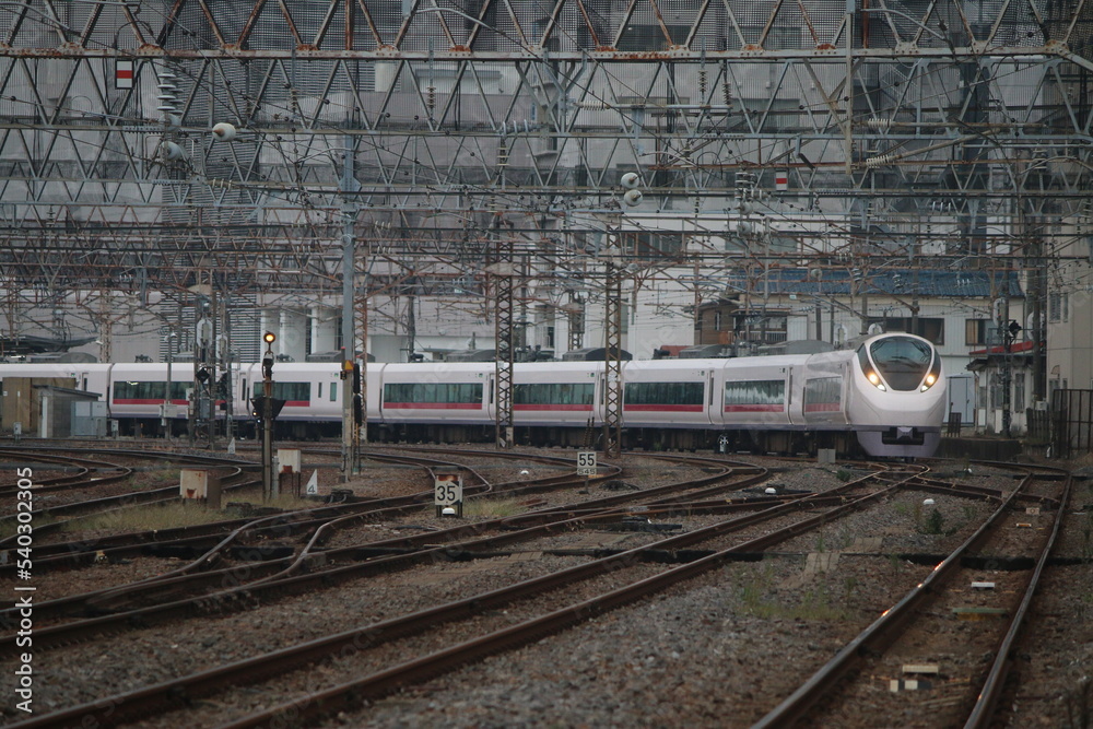常磐線を走行する鉄道車両 常磐線を走行する鉄道車両