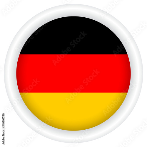 German Flag badge PNG image.