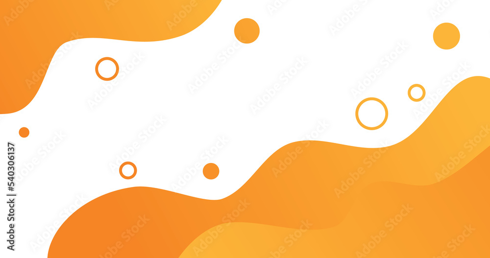orange abstract fluid background