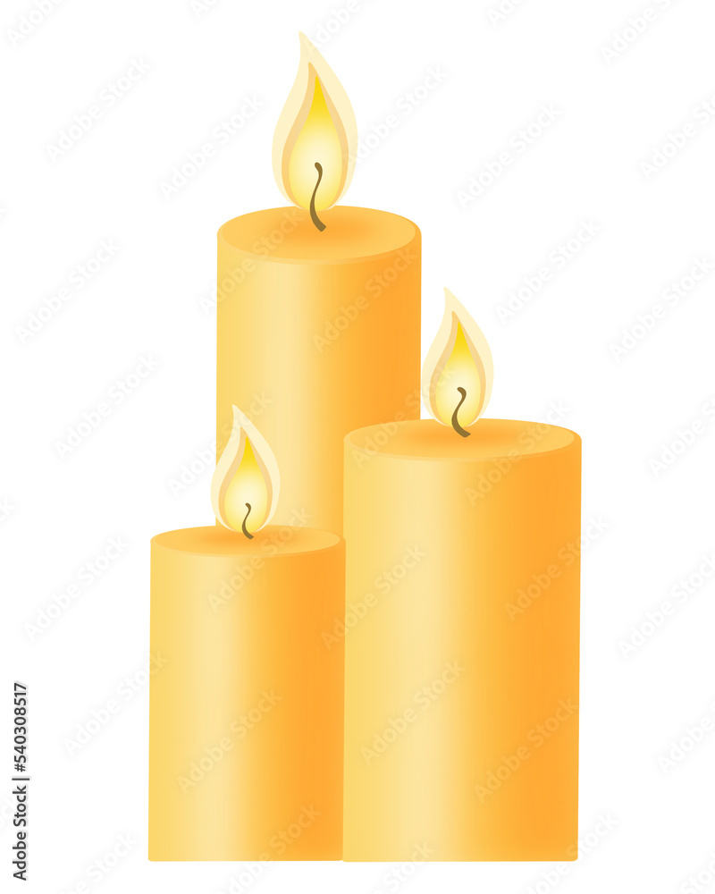 Three candle Three candle