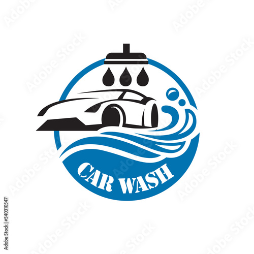 car wash icon isolated on white background