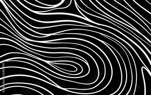 Abstract black and white contour outline background design. luxury and minimalist for wallpaper, poster, flyer and print