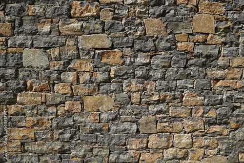 Stone wall. Texture of natural materials.
