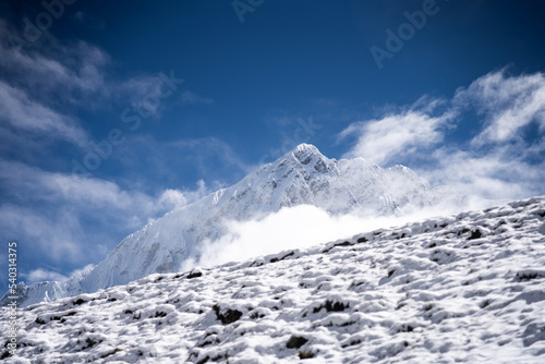 snow covered mountain © Sangam