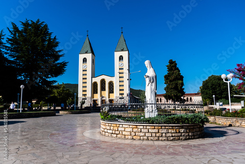 The Great Church of Saint James (Our Lady of Medjugorje). Medjugorje, Bosnia and Herzegovina.