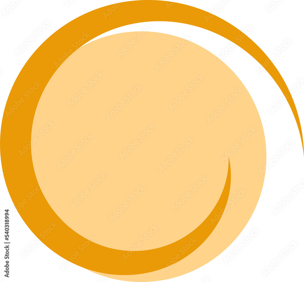 Yellow abstract circle shape png Yellow abstract circle shape png