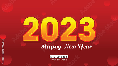 Happy New Year, Happy New Year 2023, Celebration, 2023, Holiday Background, 3d Text Effects, Text Effects