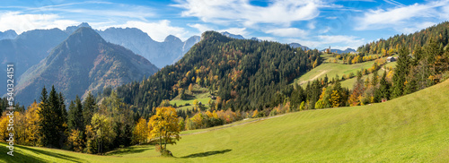 Panoramic road in Kamnik Alps, Slovenia