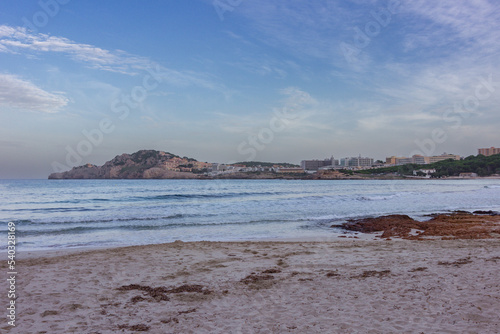 Aguila beach in Cala Ratjada in Mallorca (Spain)