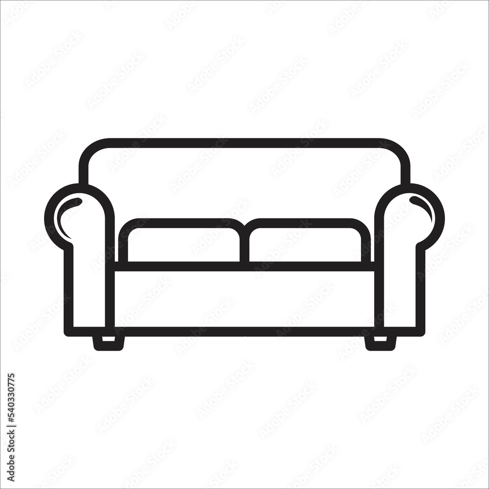 sofa icon vector design template sofa icon vector design template