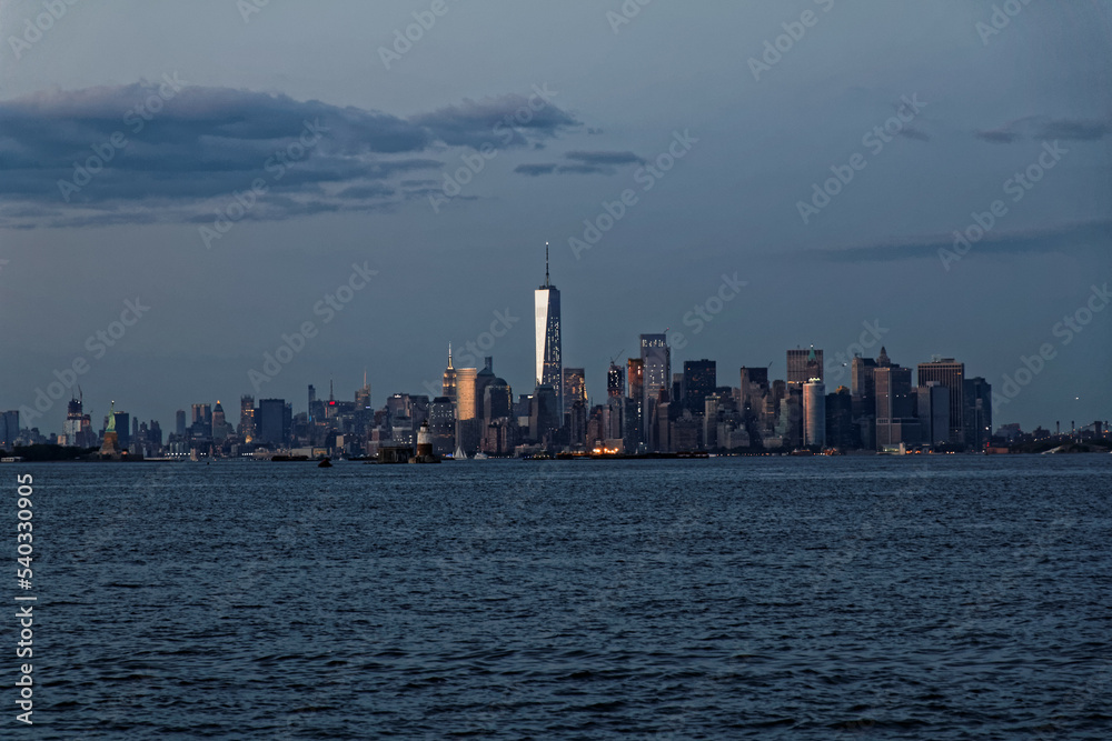 Naklejka premium city skyline