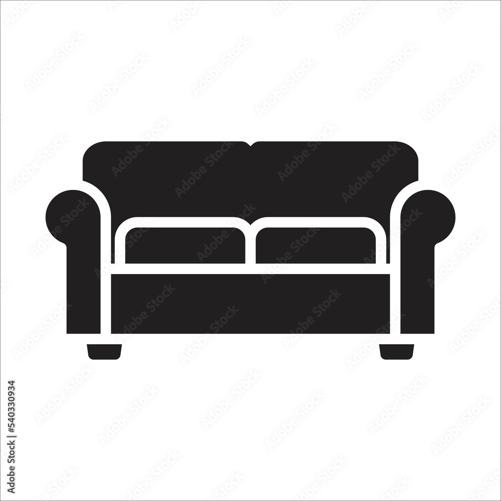 sofa icon vector design template sofa icon vector design template