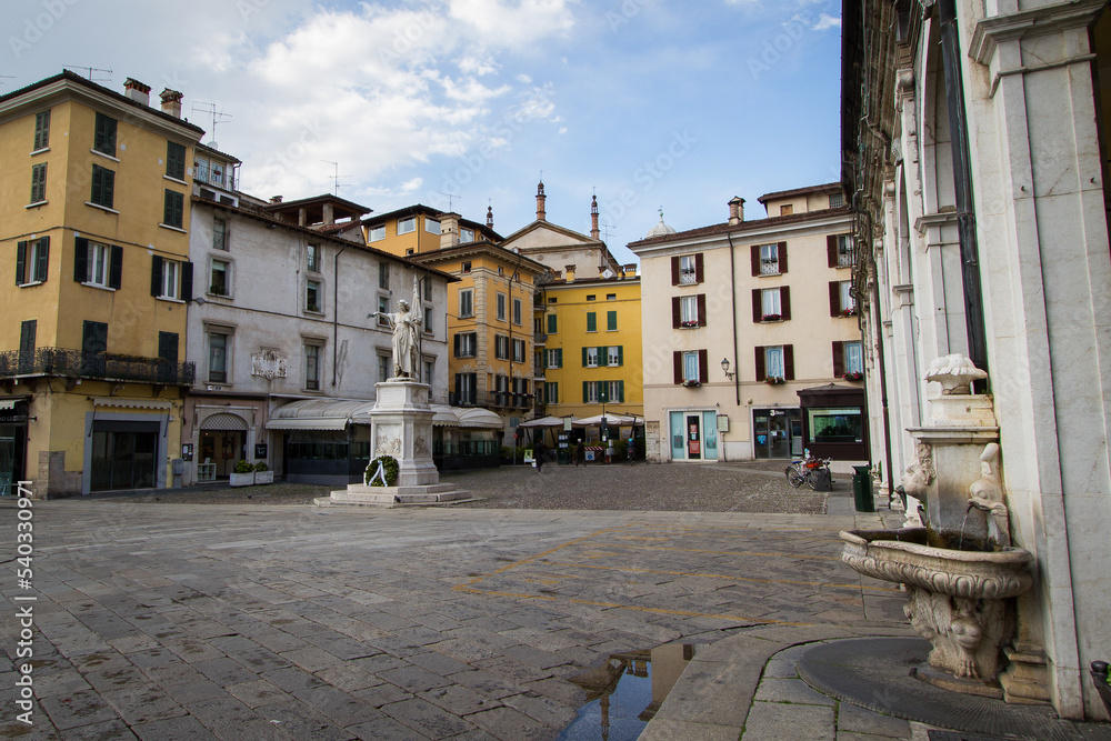 Brescia, Lombardia, Italy, View of the historic city centre