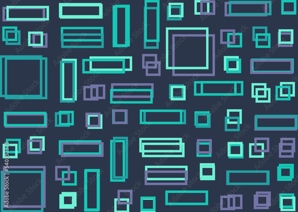 Offset Quads generative art background art illustration Offset Quads generative art background art illustration