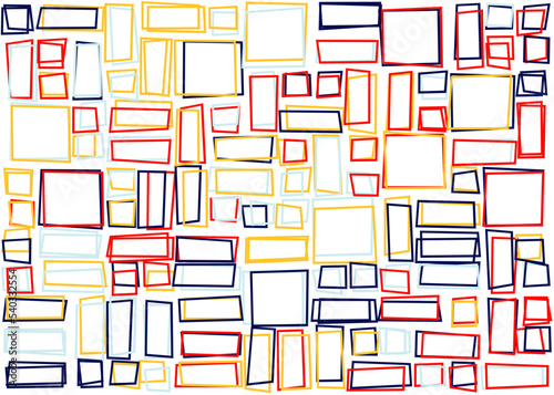 Offset Quads generative art background art illustration