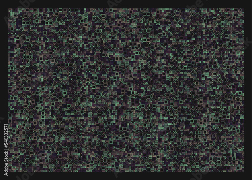 Offset Quads generative art background art illustration