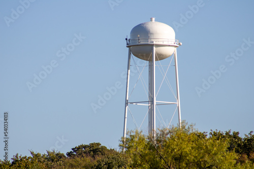 water tower in the countryside