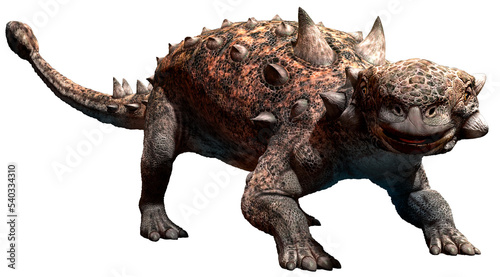 Euoplocephalus from the Cretaceous era 3D illustration 