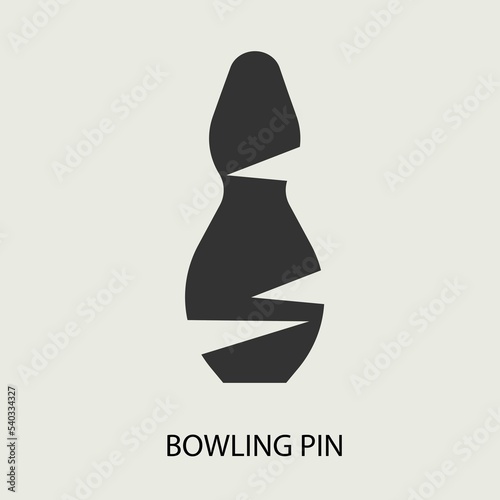 Bowling pin icon