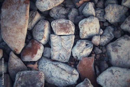 Stones on the beach