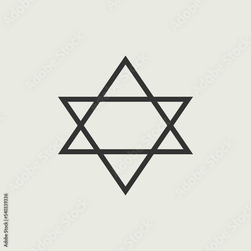 David’s triangle icon