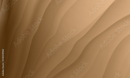 Abstract brown color gradient with wave lines graphic design texture background. Use for cosmetic healthy nature lifestyle concept.