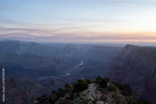 Smoky morning in grand canyon © Griffin