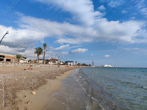 view of the beach in the morning