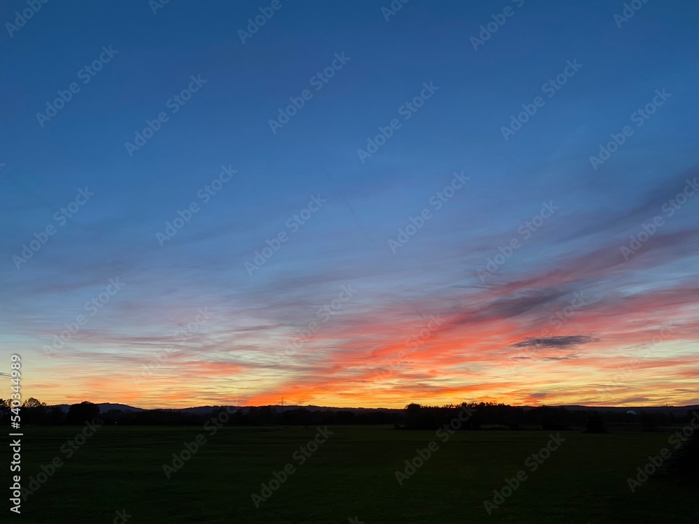 夕暮れの空