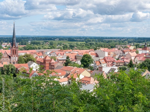 Blick auf Bad Freienwalde (Oder) im Brandenburger Landkreis Märkisch-Oderland 