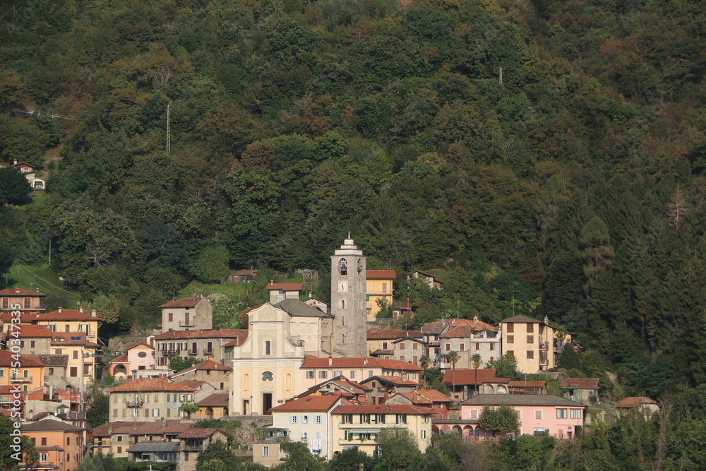 view of the old town of varenna
