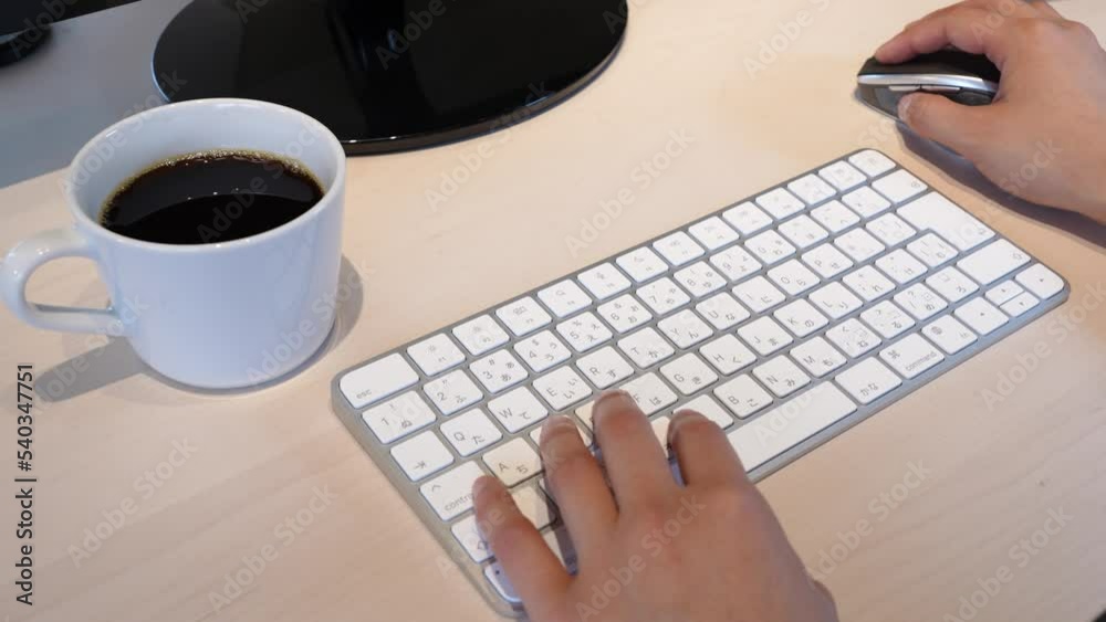 typing the keyboard typing the keyboard