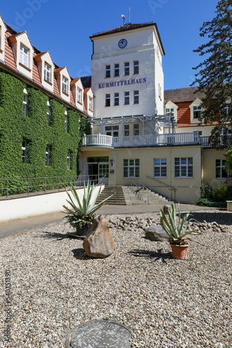 Bad Wilsnack-Kurmittelhaus in der Badstraße