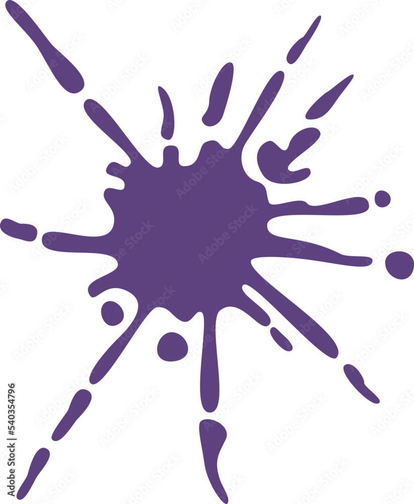 Purple Ink Splash Element (4) Purple Ink Splash Element (4)